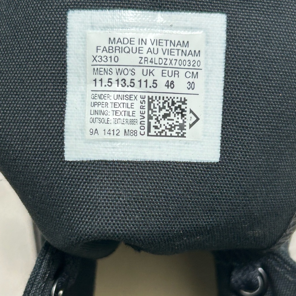Converse Black Sneakers - Picture 7 of 11